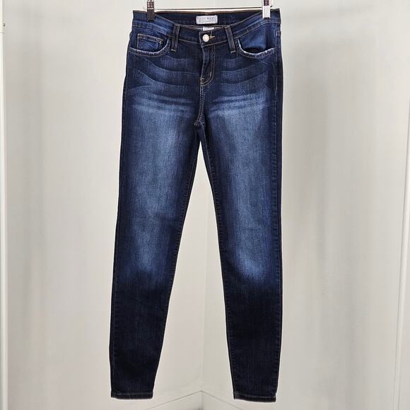 Judy Blue Skinny Mid Rise Ankle Blue Denim Jeans | Women's 7 / 28 - Picture 2 of 16